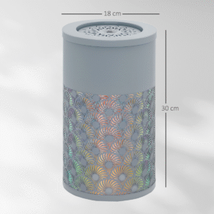 Outsunny Outdoor Waterfall Fountain Light Grey - Image 6 of 7