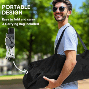 Outsunny 2 Reclining Camping Chairs Grey & Black - Image 6 of 7