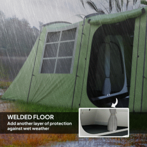 Outsunny 3-4 Man Tunnel Tent Waterproof - Image 6 of 7