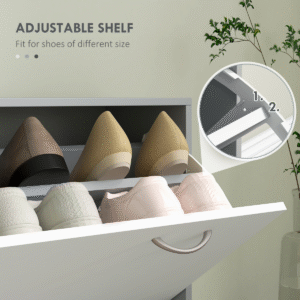 Homcom Hallway Furniture Set w/ Shoe Cabinet - Image 6 of 7