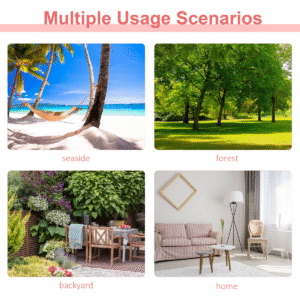 Outsunny Cotton Hammock Swing Chair - Image 5 of 8