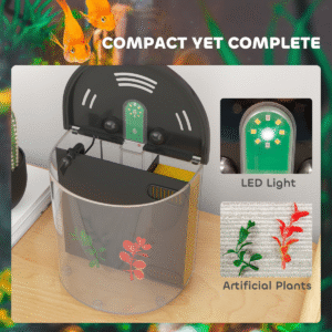 PawHut 3L Nano Aquarium Starter Kit - Image 6 of 7