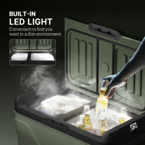 Outsunny 45L Camping Fridge Freezer - Image 6 of 7