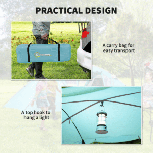 Outsunny 4-6 Man Tent w/ 2 Bedrooms - Image 7 of 7