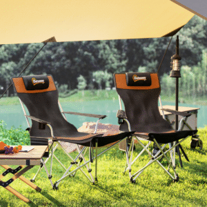 Outsunny 2 Reclining Camping Chairs - Image 6 of 7