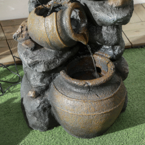 Outsunny Solar Water Feature w/ LED Lights - Image 5 of 8