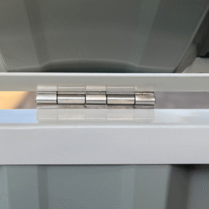 Outsunny 2-Bin Steel Rubbish Storage Shed - Image 6 of 8