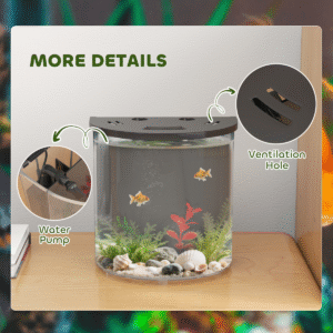 PawHut 3L Nano Aquarium Starter Kit - Image 7 of 7