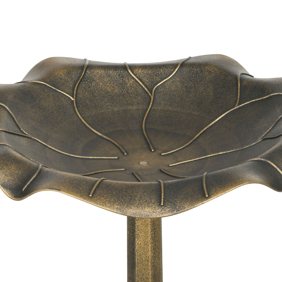 Outsunny Bird Bath w/ Lotus Leaf Basin – Image 7 of 8 Outsunny Bird Bath w/ Lotus Leaf Basin - Image 7 of 8