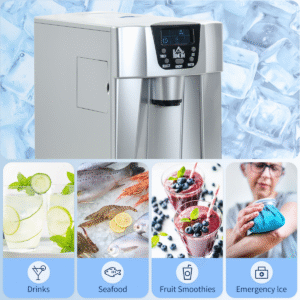 Homcom Ice Maker Machine & Water Dispenser - Image 7 of 8