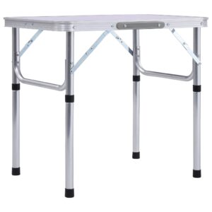 vidaXL Folding Camping Table 60x45cm - Image 1 of 5