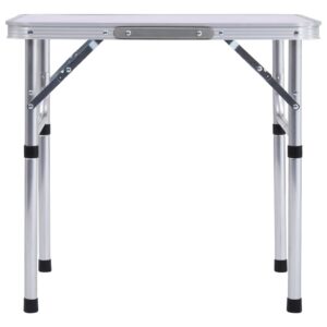 vidaXL Folding Camping Table 60x45cm - Image 3 of 5