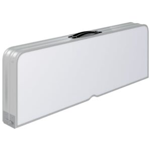 vidaXL Folding Camping Table w/ 2 Benches - Image 4 of 5