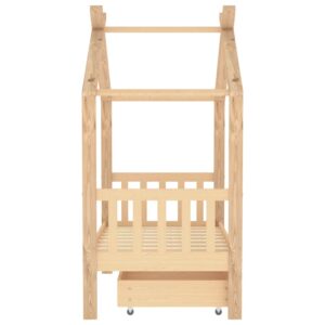 vidaXL Kids Bed Frame w/ Drawers - Image 4 of 5