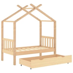 vidaXL Kids Bed Frame w/ Drawers - Image 5 of 5