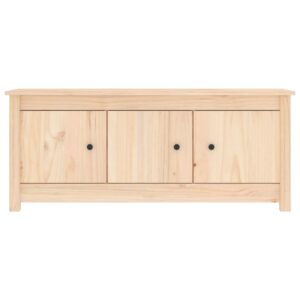 vidaXL Shoe Cabinet Solid Pine Wood vidaXL Shoe Cabinet Solid Pine Wood - Image 3 of 5