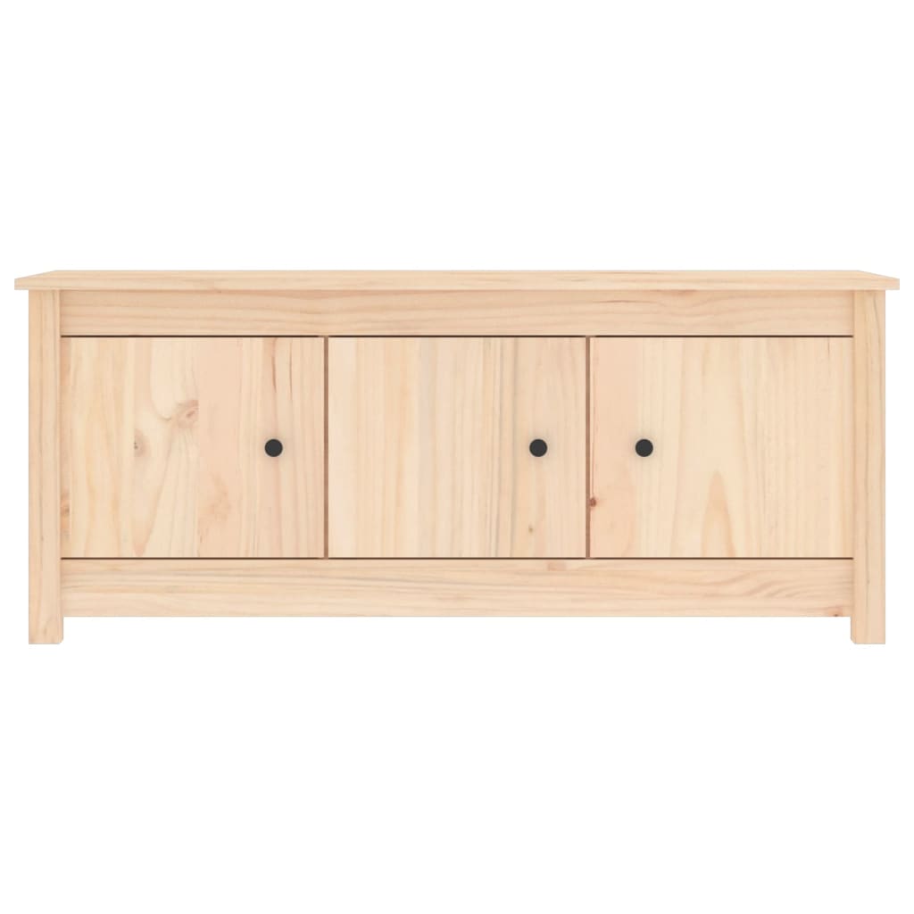 vidaXL Shoe Cabinet Solid Pine Wood – Image 3 of 5 vidaXL Shoe Cabinet Solid Pine Wood - Image 3 of 5