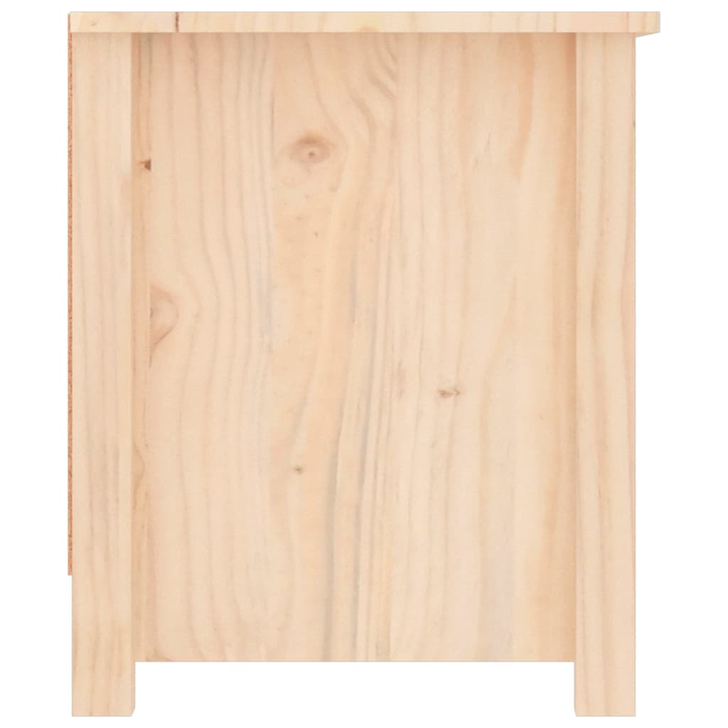 vidaXL Shoe Cabinet Solid Pine Wood – Image 5 of 5 vidaXL Shoe Cabinet Solid Pine Wood - Image 5 of 5