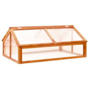 vidaXL Greenhouse 114x80x50cm Fir Wood - Image 1 of 5
