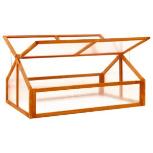 vidaXL Greenhouse 114x80x50cm Fir Wood - Image 4 of 5