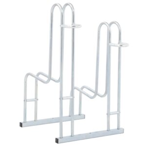vidaXL Bicycle Stand for 2 Bikes - Image 4 of 5