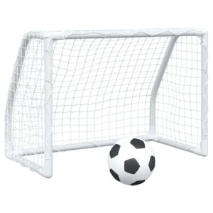 vidaXL 2pc Kids' Football Goals with Ball vidaXL 2pc Kids’ Football Goals with Ball - Image 2 of 5