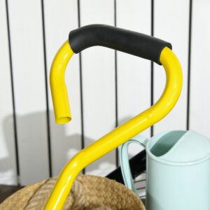 Outsunny Trolley Cart w/ Pneumatic Wheels - Image 7 of 8