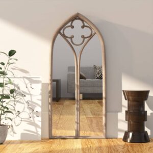 vidaXL Indoor Mirror Antique Iron Appearance, 70 x 30cm, Sand - Image 1 of 1