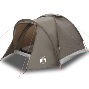 vidaXL 2-Person Fishing Tent Brown - Image 3 of 4