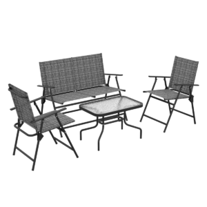 Outsunny Patio Furniture Set w/ Table - Image 8 of 8