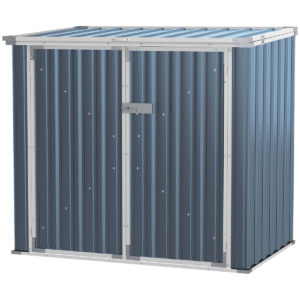 Outsunny 2-Bin Steel Rubbish Storage Shed - Image 8 of 8