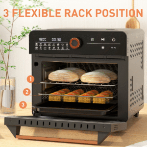 Homcom Mini Oven with 17 Presets 1400W - Image 4 of 8