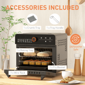 Homcom Mini Oven with 17 Presets 1400W - Image 5 of 8