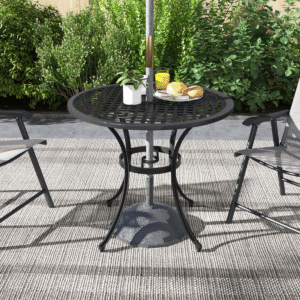 Outsunny Cast Aluminium Bistro Table - Image 7 of 8