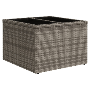 vidaXL Poly Rattan Garden Table - Image 2 of 5