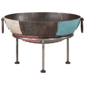 vidaXL Fire Pit 55x55x38cm Iron - Image 2 of 5
