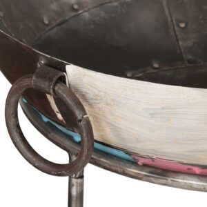 vidaXL Fire Pit 55x55x38cm Iron - Image 5 of 5