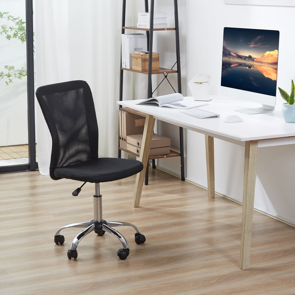 Vinsetto Armless Office Chair Ergonomic - Image 1 of 8 Vinsetto Armless Office Chair Ergonomic - Image 1 of 8