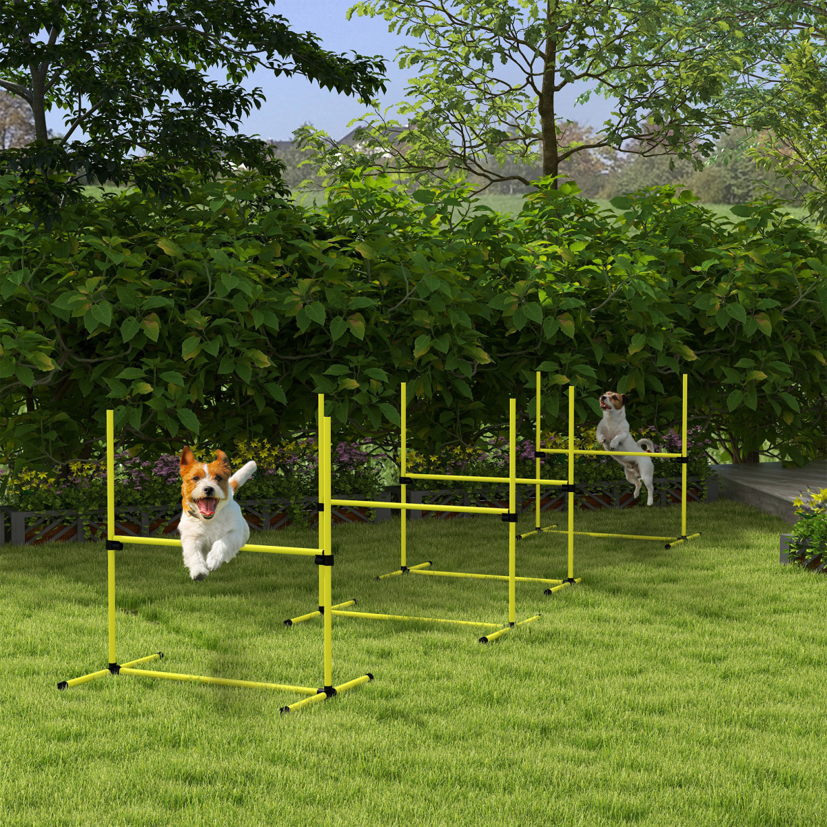 PawHut 4pc Dog Agility Training Equipment - Image 1 of 7 PawHut 4pc Dog Agility Training Equipment - Image 1 of 7
