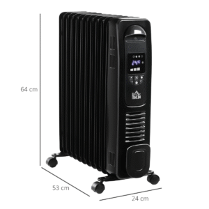 Homcom 2720W Digital Oil Filled Radiator Homcom 2720W Digital Oil Filled Radiator - Image 2 of 8
