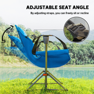 Outsunny 2pc Hammock Camping Chair Set - Image 3 of 8