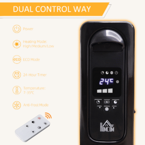 Homcom 2720W Digital Oil Filled Radiator Homcom 2720W Digital Oil Filled Radiator - Image 4 of 8