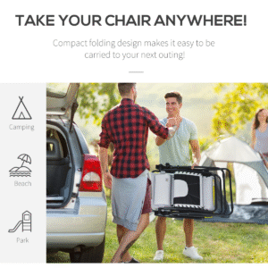 Outsunny Zero Gravity Folding Recliner Outsunny Zero Gravity Folding Recliner - Image 4 of 8