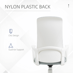 Vinsetto Office Chair Height Adjustable High-Back Vinsetto High-Back Home Office Chair Grey - Image 5 of 8