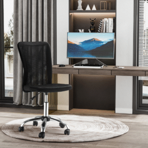 Vinsetto Armless Office Chair Ergonomic Vinsetto Armless Office Chair Ergonomic - Image 5 of 8