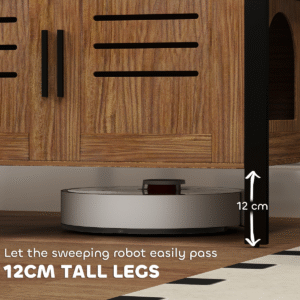 PawHut Cat Litter Box Enclosure w/ Tall Legs - Image 7 of 7