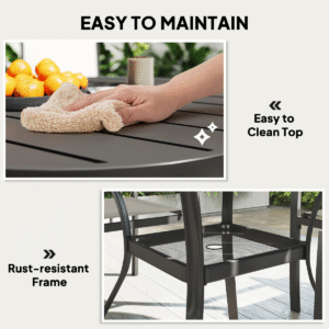 Outsunny 5 Piece Garden Furniture Set - Image 7 of 7