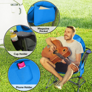 Outsunny 2pc Hammock Camping Chair Set - Image 7 of 8