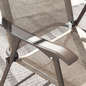 Outsunny Folding Chairs Set Mixed Brown Outsunny Folding Chairs Set Mixed Brown - Image 7 of 7
