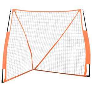 vidaXL Portable Baseball Net, Orange & Black - Image 2 of 5